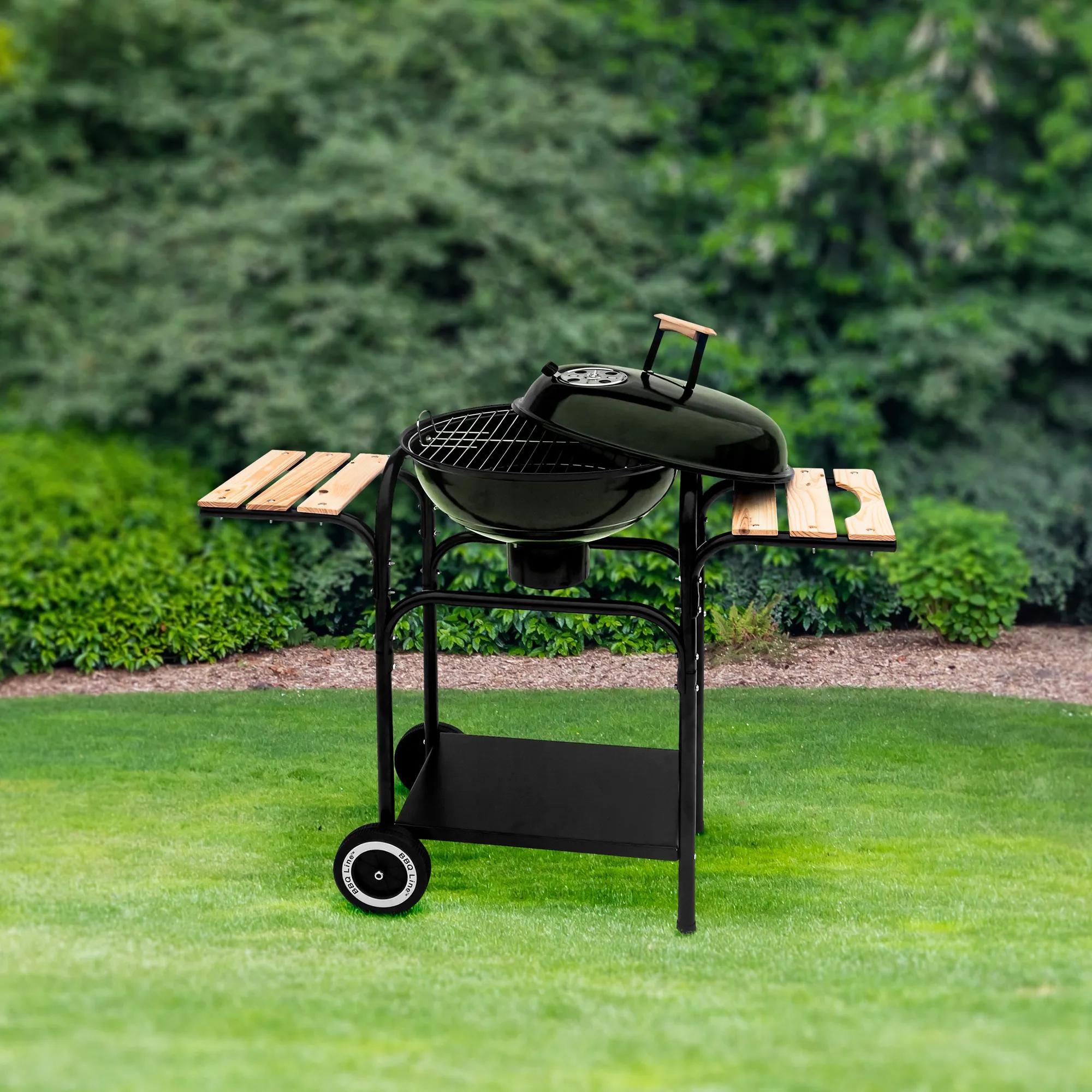 Grill węglowy MIR270 kulisty z pokrywą - zdjęcie 2