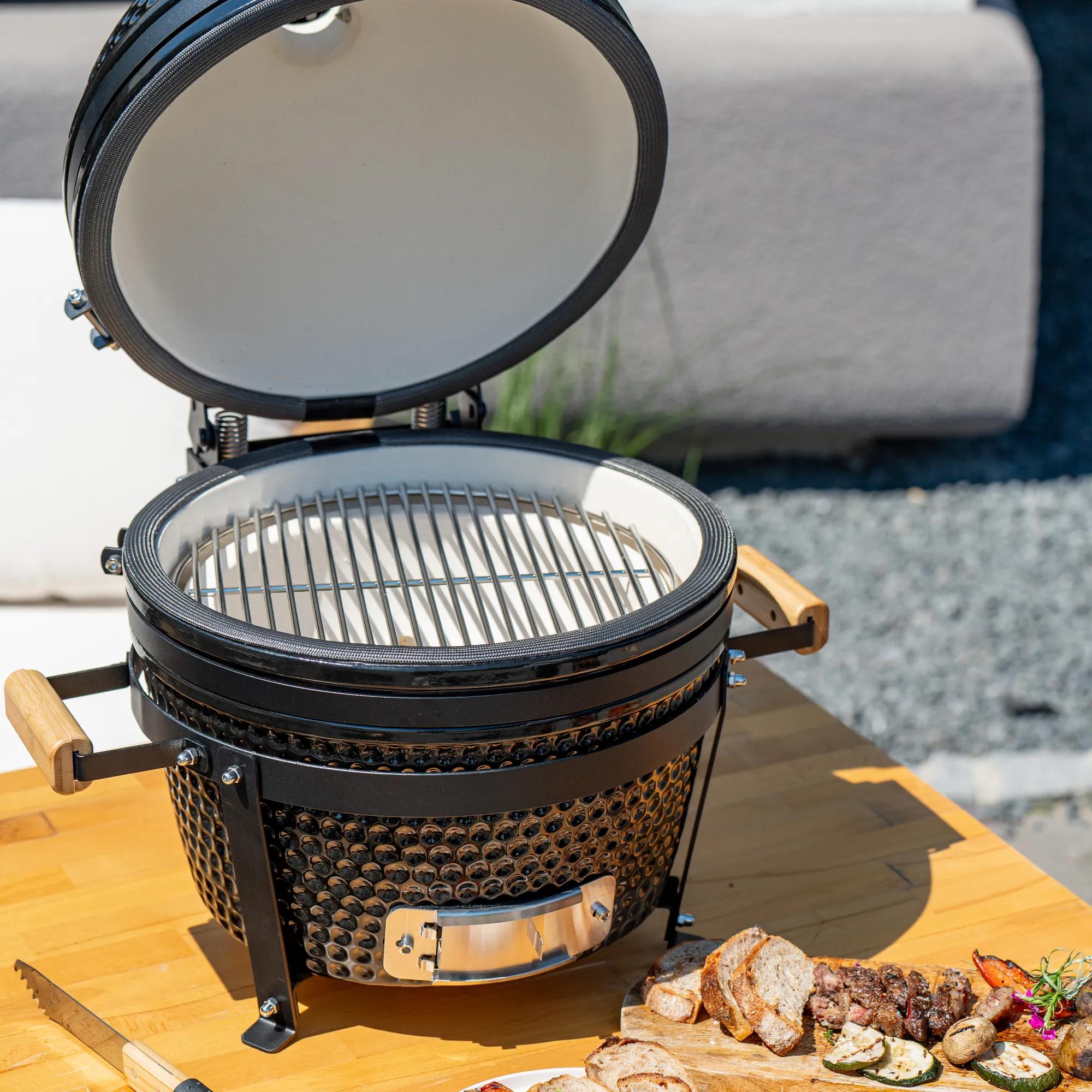Grill węglowy ceramiczny 16T” z pokrywą - zdjęcie 3