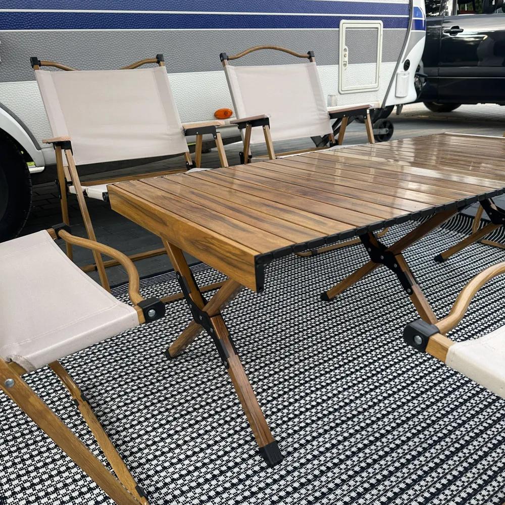 Stolik kempingowy Drevo 120 cm - zdjęcie 5