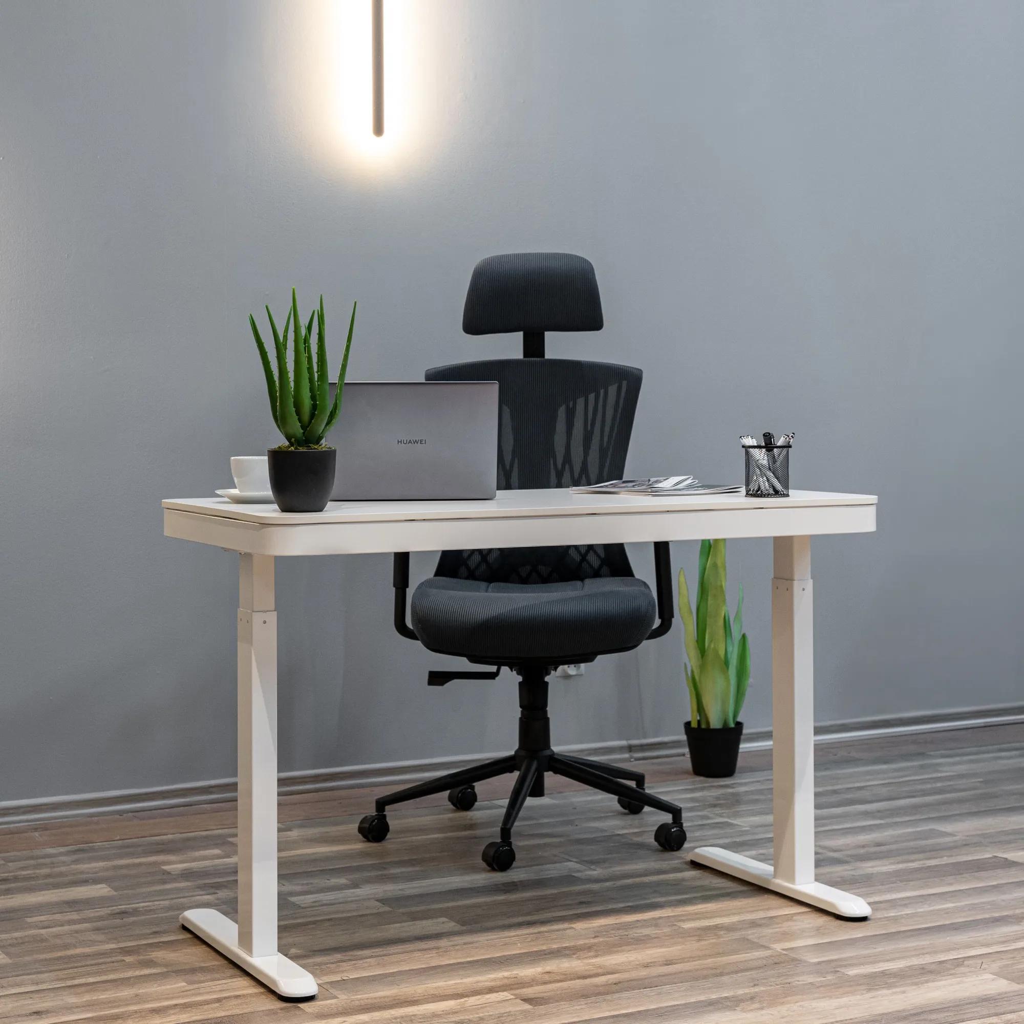Fotel biurowy Avery ergonomiczny szaroniebieski - zdjęcie 2