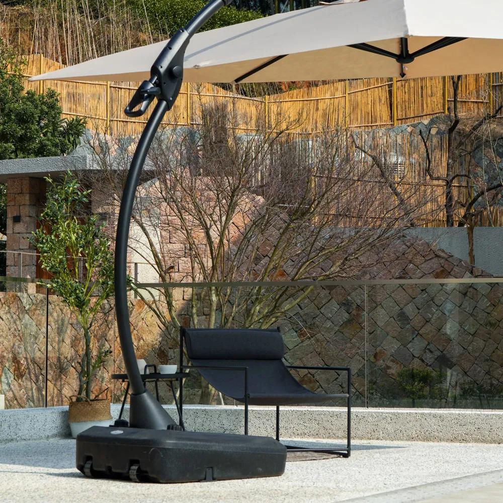 Parasol ogrodowy 3x4m Solano beżowy - zdjęcie 9