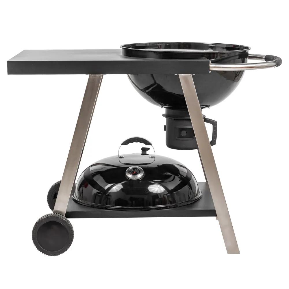 Grill węglowy MIR709 z pokrywą i kółkami - zdjęcie 6