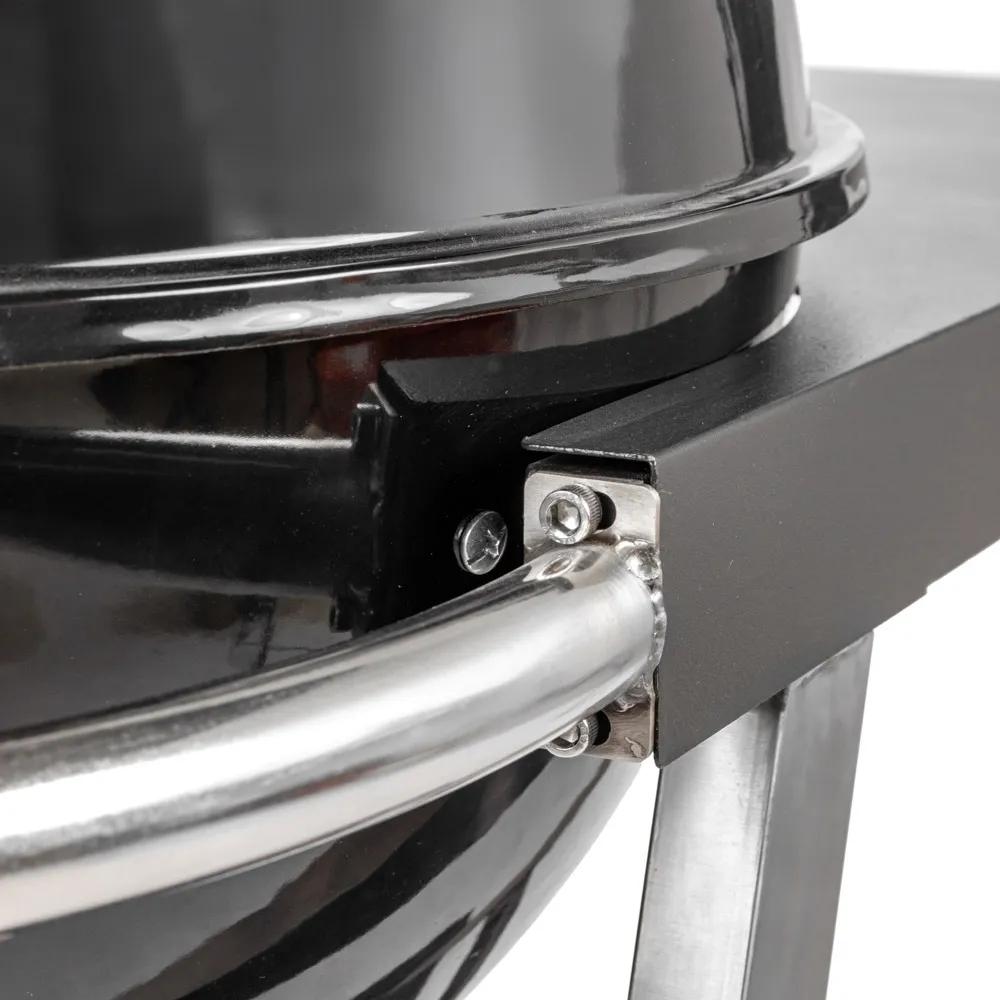 Grill węglowy MIR709 z pokrywą i kółkami - zdjęcie 8