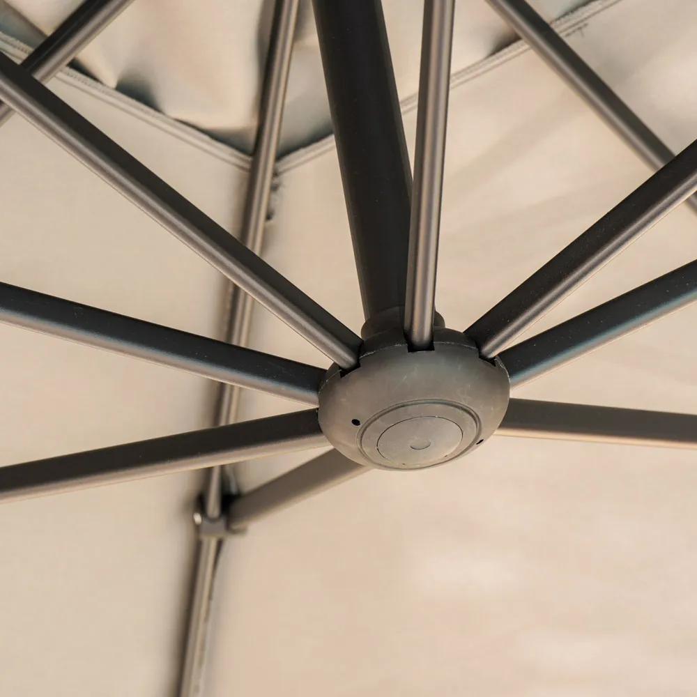 Parasol ogrodowy 3x4m Solano beżowy - zdjęcie 17
