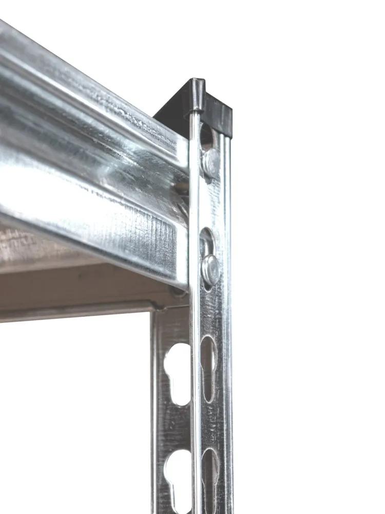 Regał magazynowy G 180x170x60 300kg srebrny - zdjęcie 5