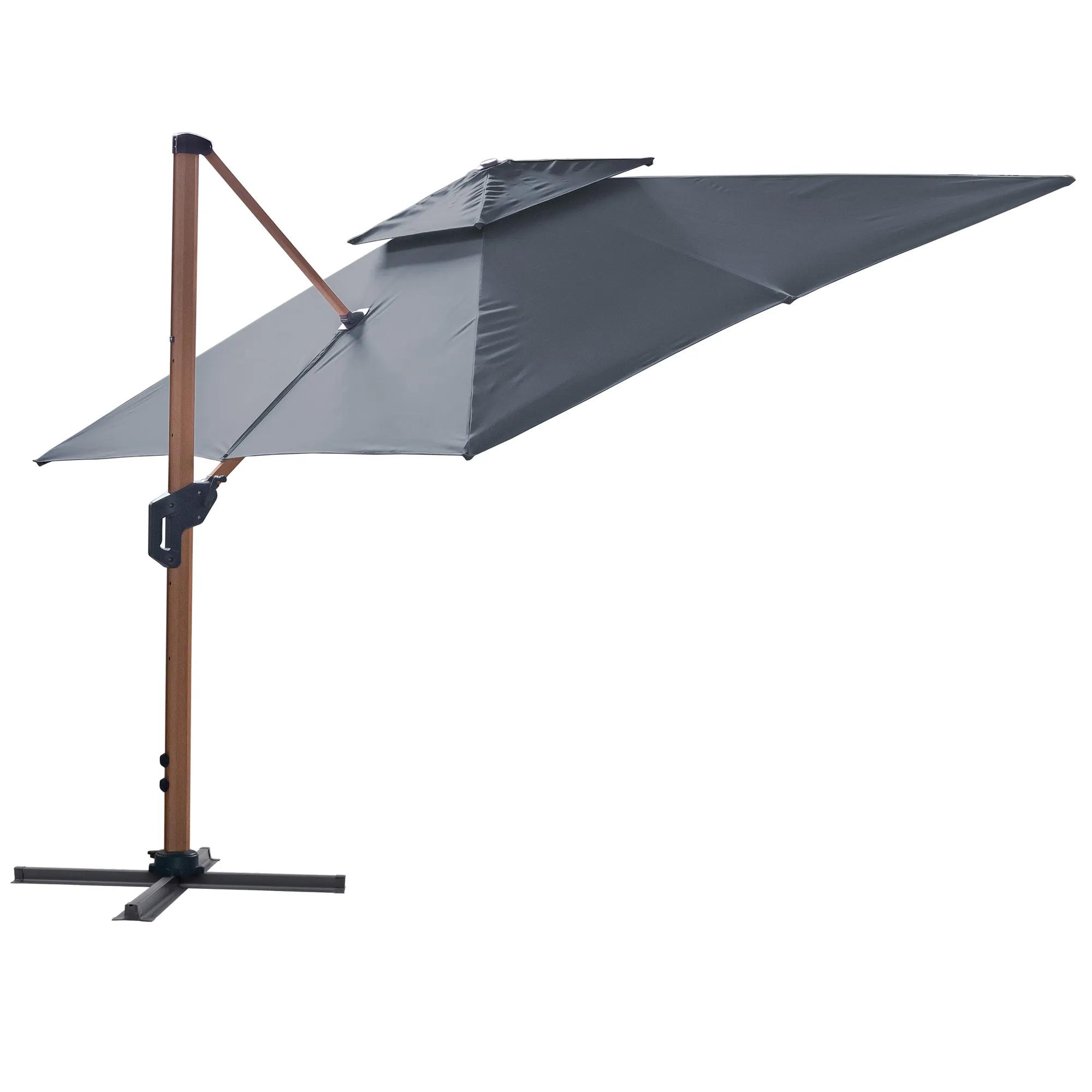 Parasol ogrodowy Roma MID antracytowy - zdjęcie 5