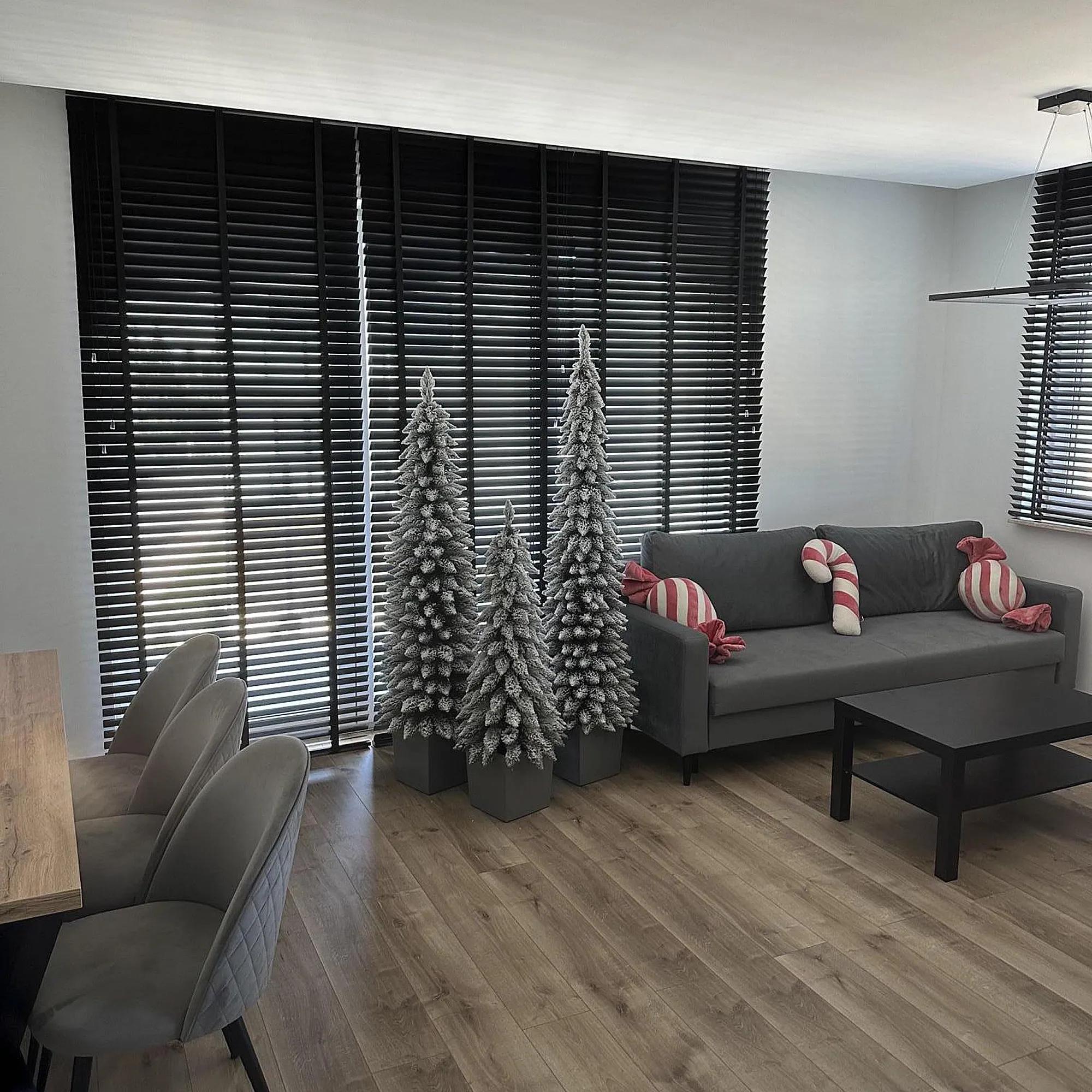 Choinka sztuczna świerk zakopiański ośnieżony Super Slim + Box 190 cm - zdjęcie 3