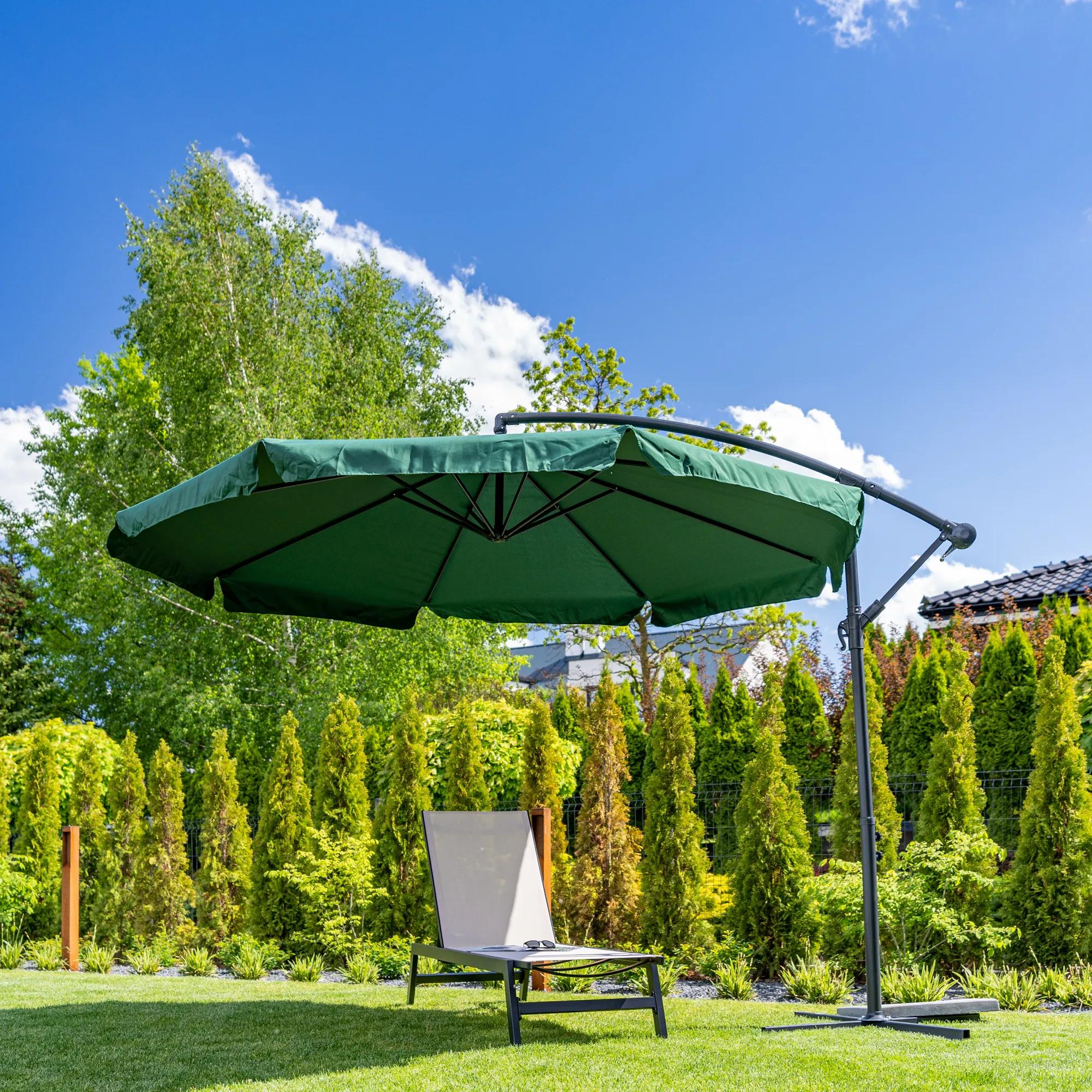 Parasol ogrodowy Czapla zielony - zdjęcie 2