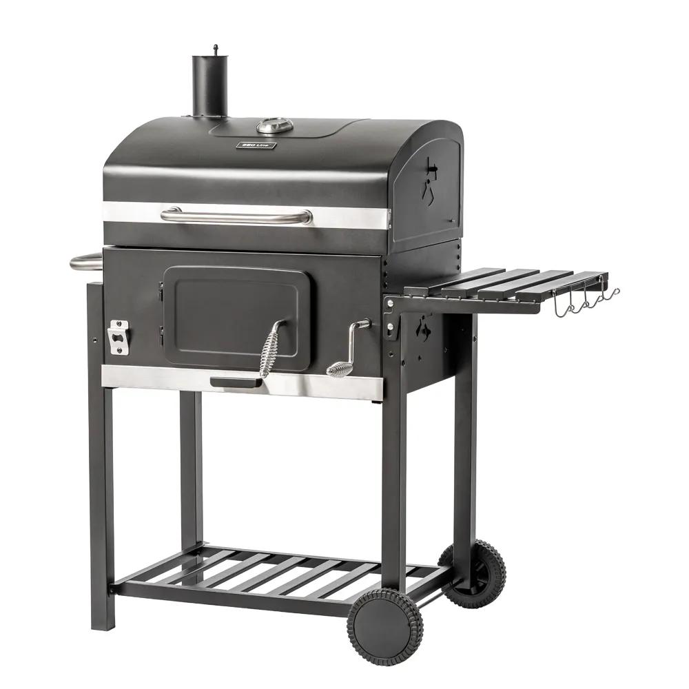 Grill węglowy MIR4525K z kominem w pokrywie - zdjęcie 2