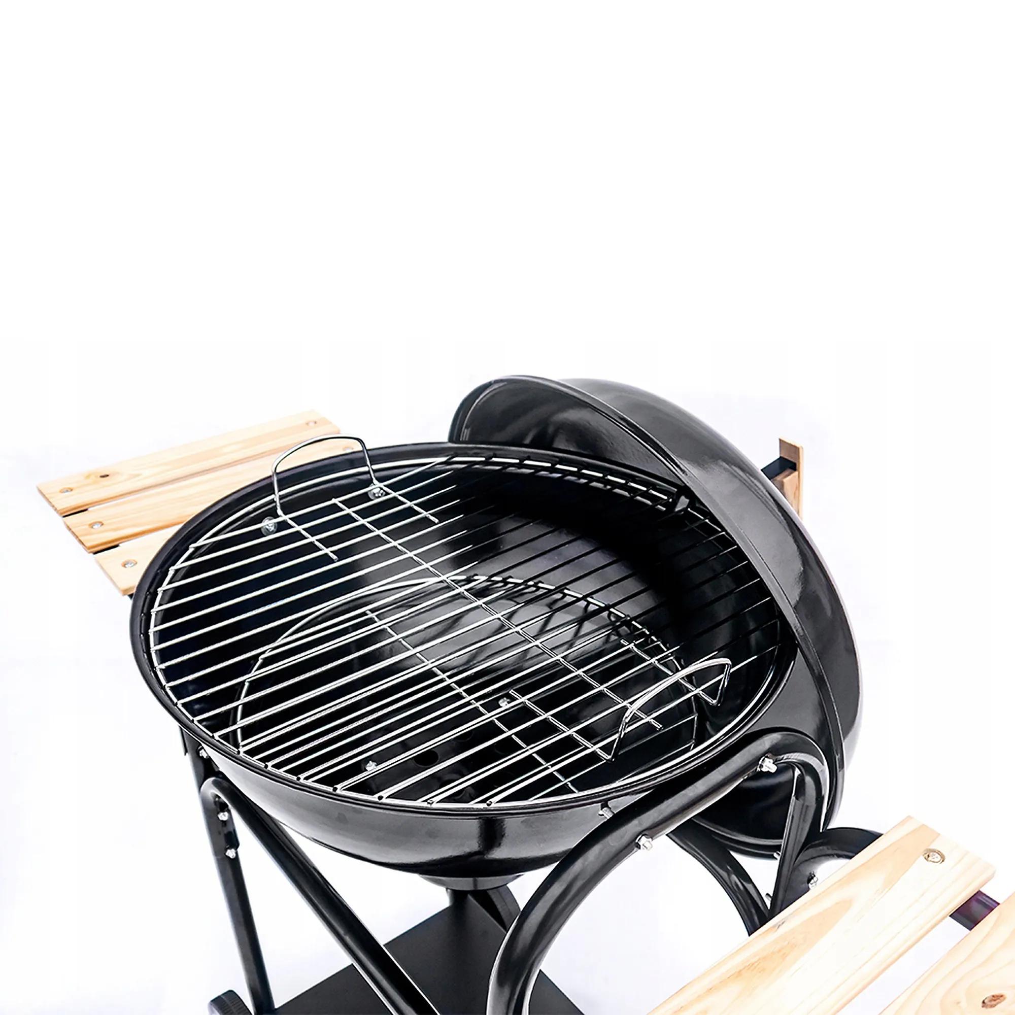 Grill węglowy MIR270 kulisty z pokrywą - zdjęcie 3