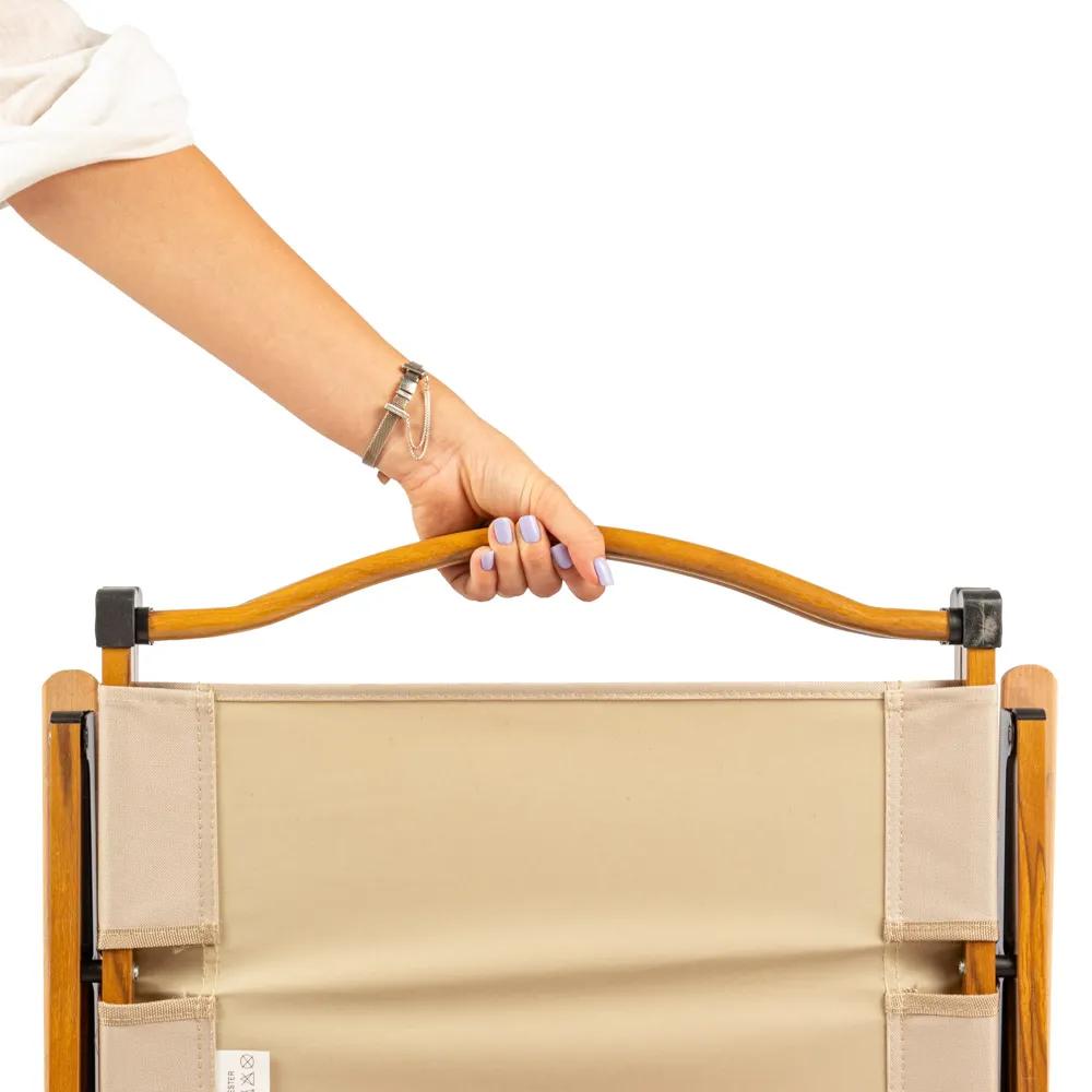 Krzesło kempingowe Drevo 61 cm - zdjęcie 5