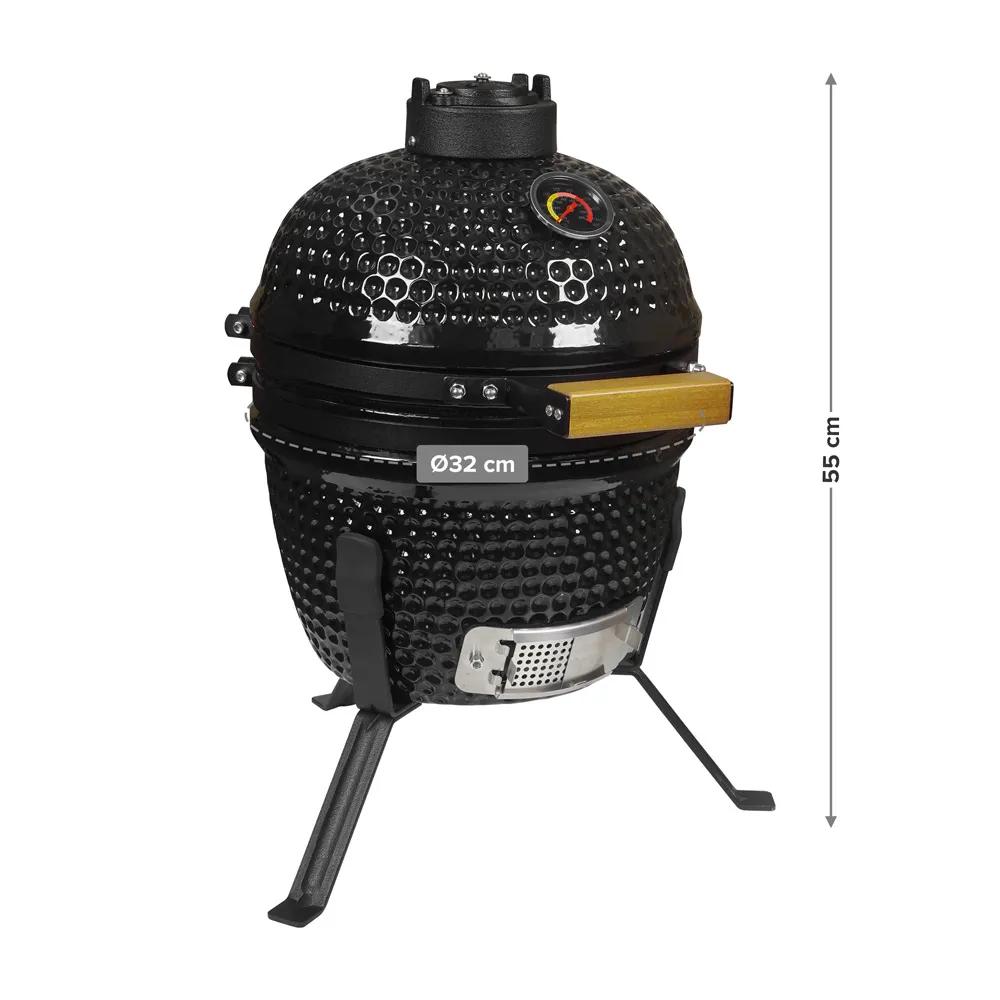 Grill węglowy ceramiczny 13” z pokrywą - zdjęcie 9