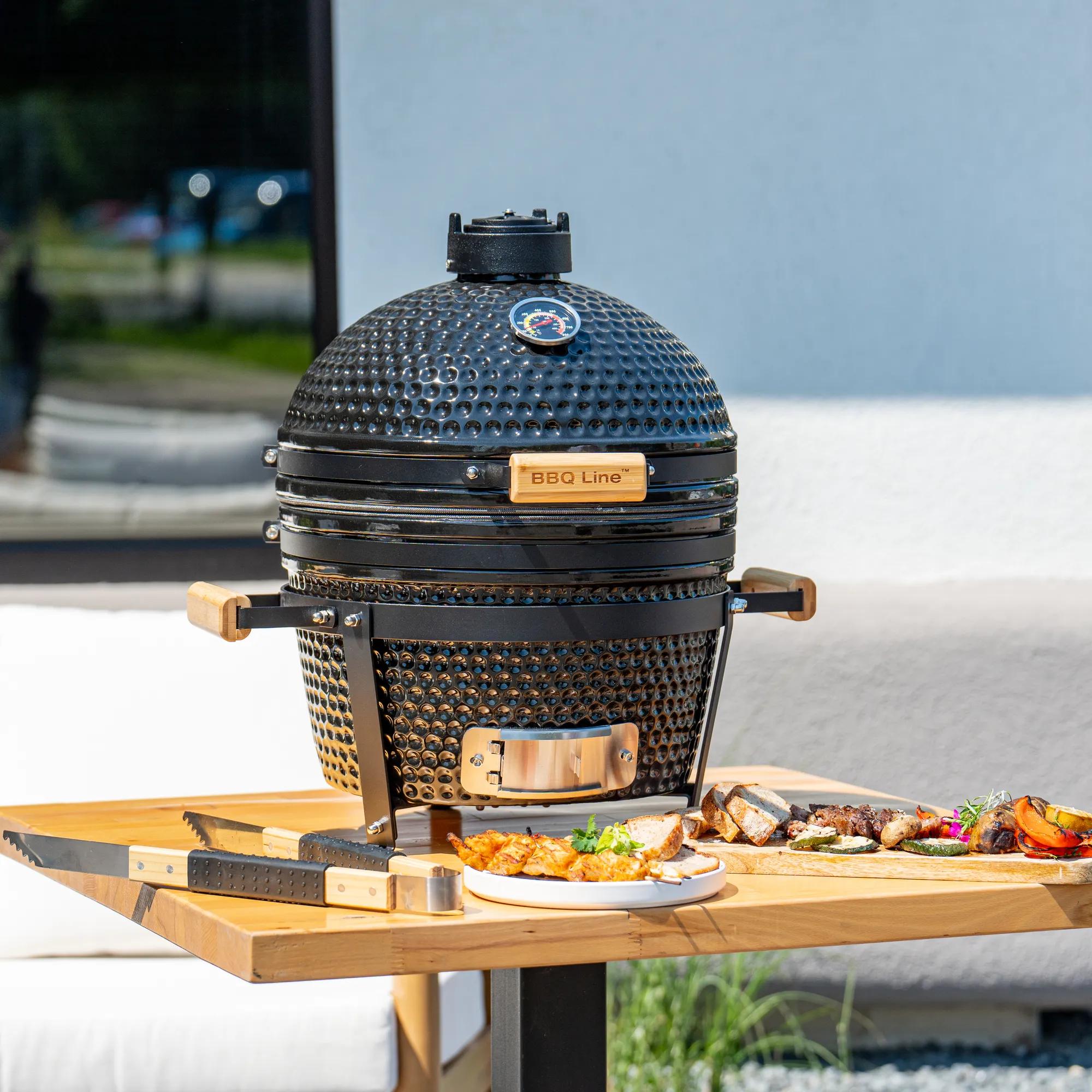 Grill węglowy ceramiczny 16T” z pokrywą - zdjęcie 4