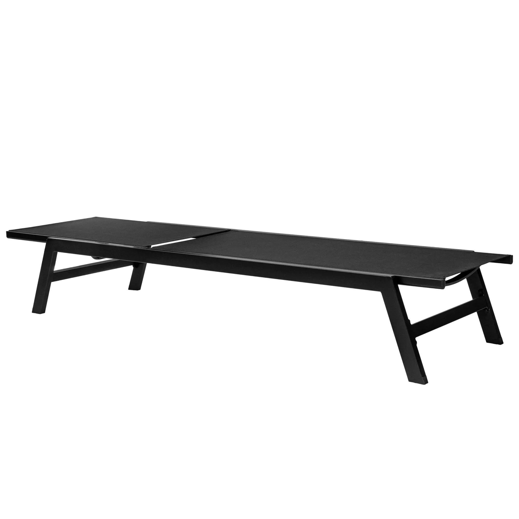 Leżak ogrodowy Lord 60 cm czarny - zdjęcie 2