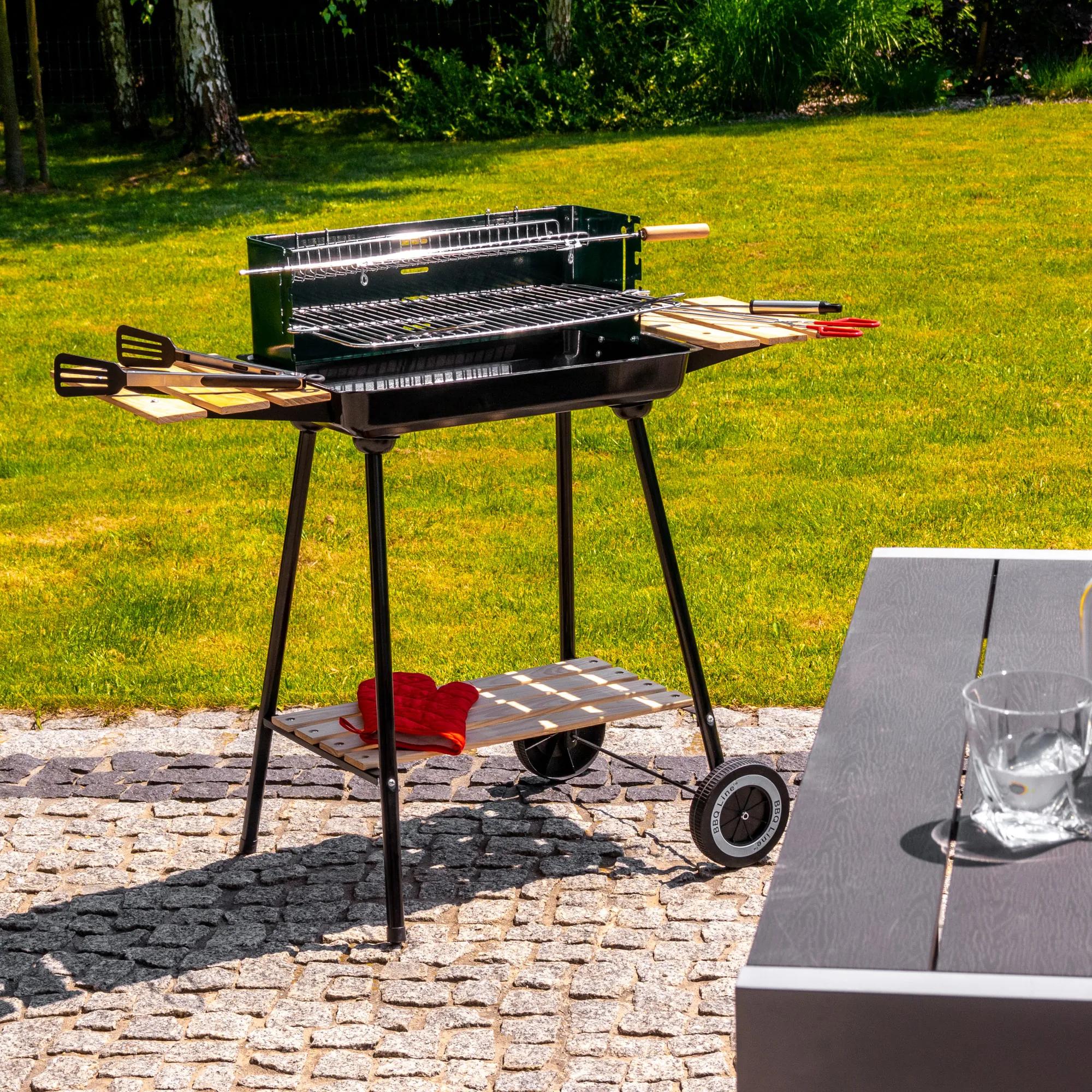 Grill węglowy MIR244 z rożnem - zdjęcie 2