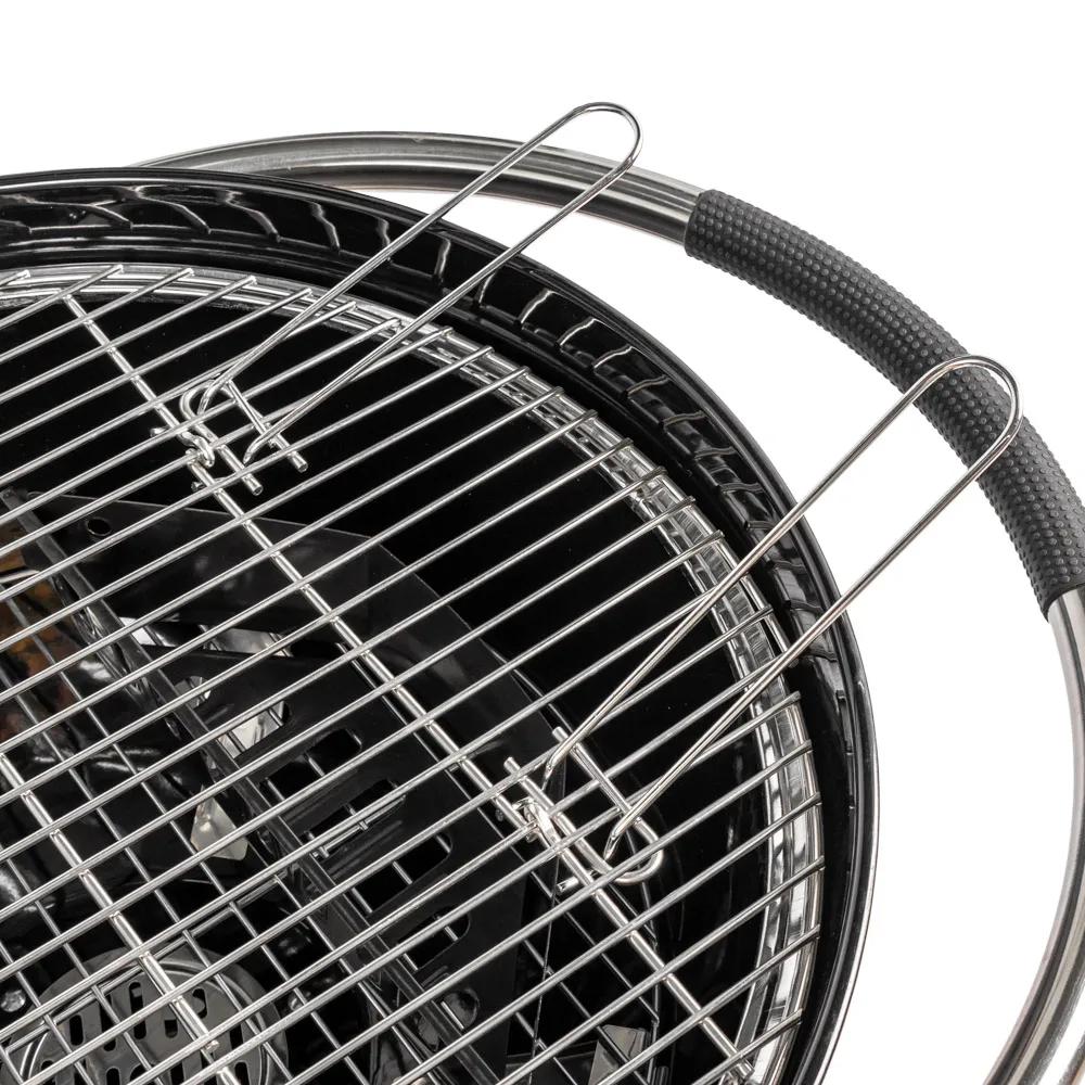 Grill węglowy MIR709 z pokrywą i kółkami - zdjęcie 14