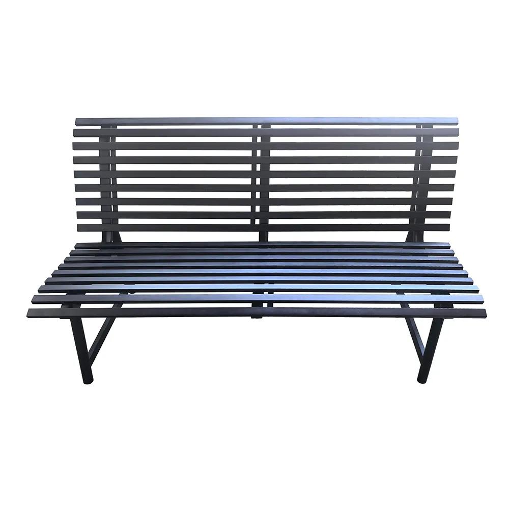 Ławka stalowa 160x73x85cm antracytowa