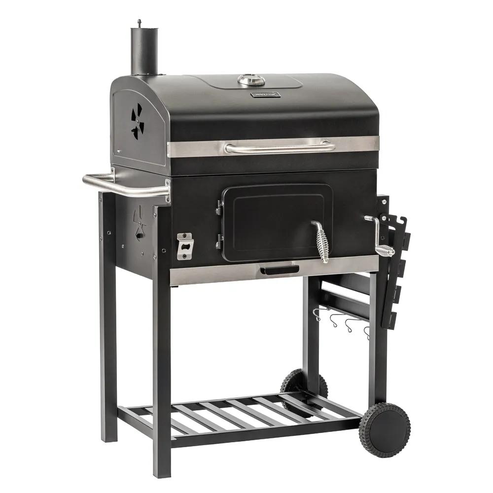 Grill węglowy MIR4525K z kominem w pokrywie - zdjęcie 4
