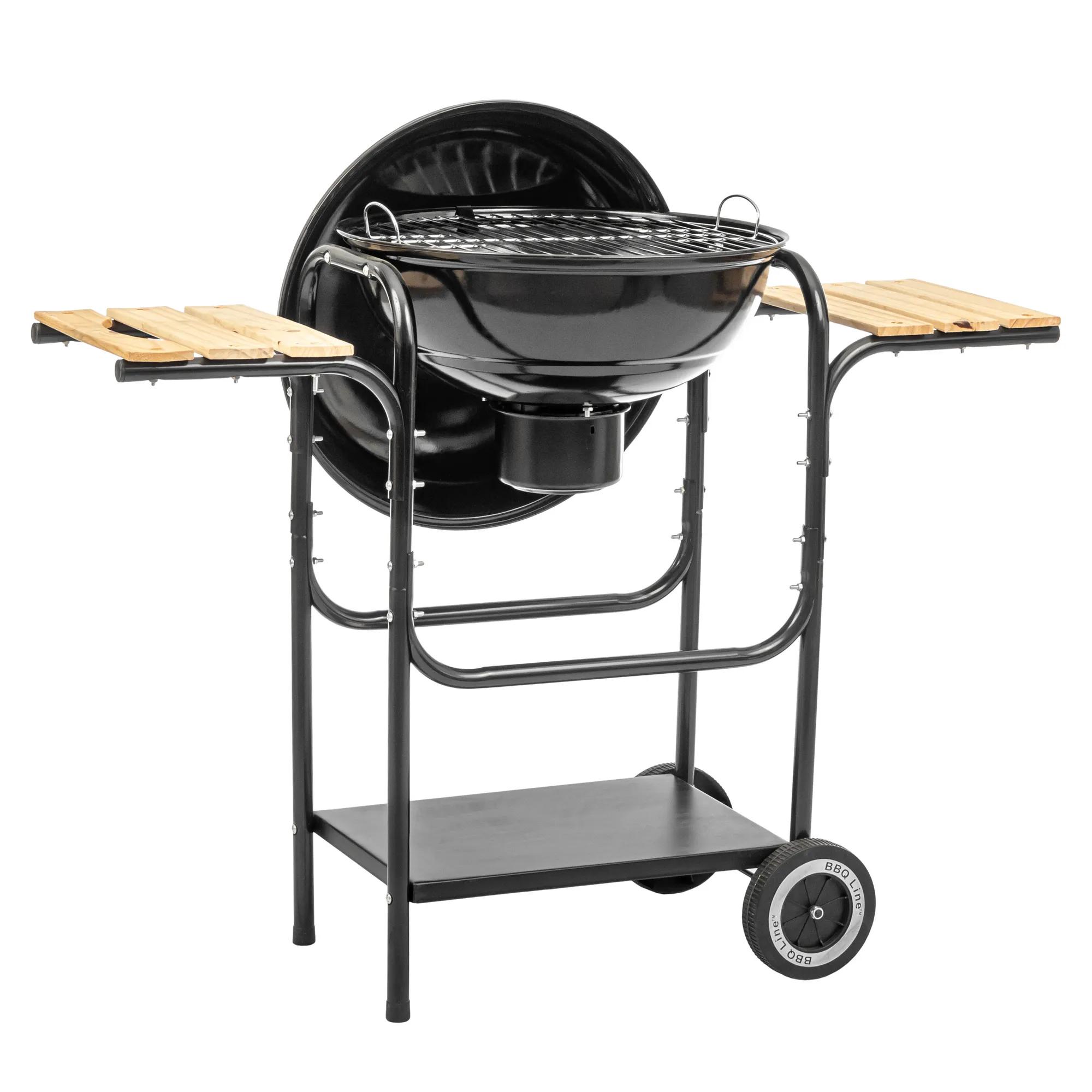 Grill węglowy MIR270 kulisty z pokrywą
