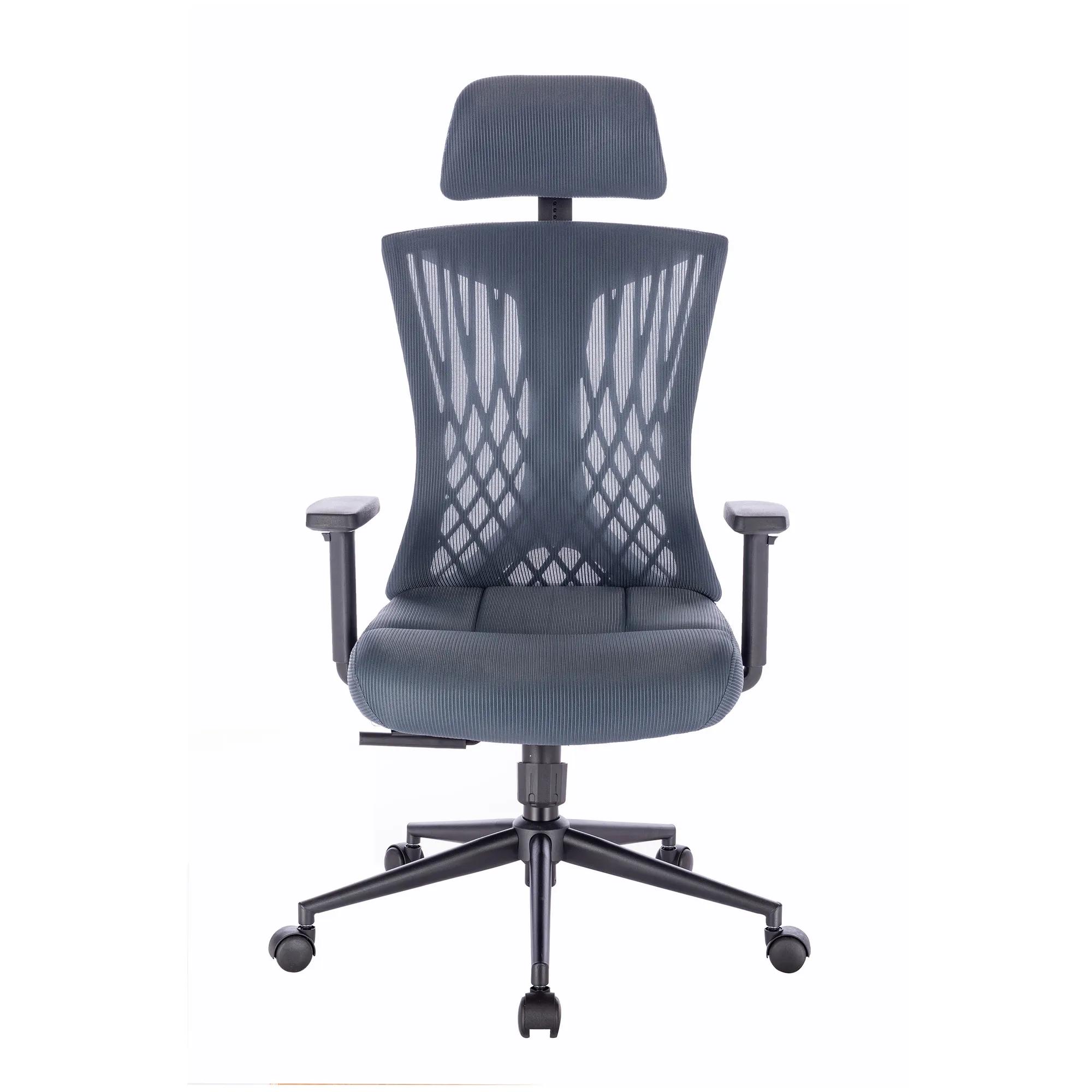 Fotel biurowy Avery ergonomiczny szaroniebieski