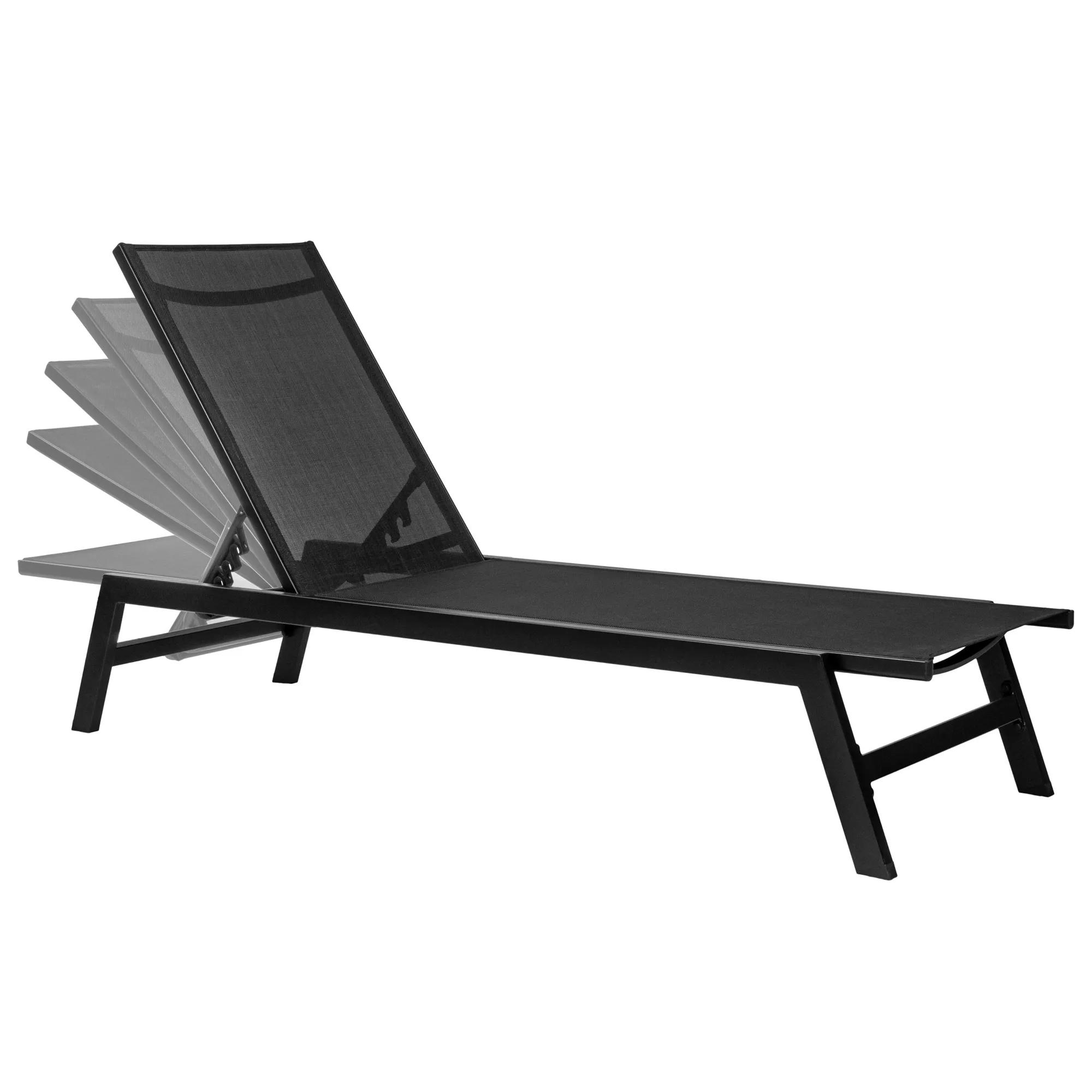 Leżak ogrodowy Lord 60 cm czarny