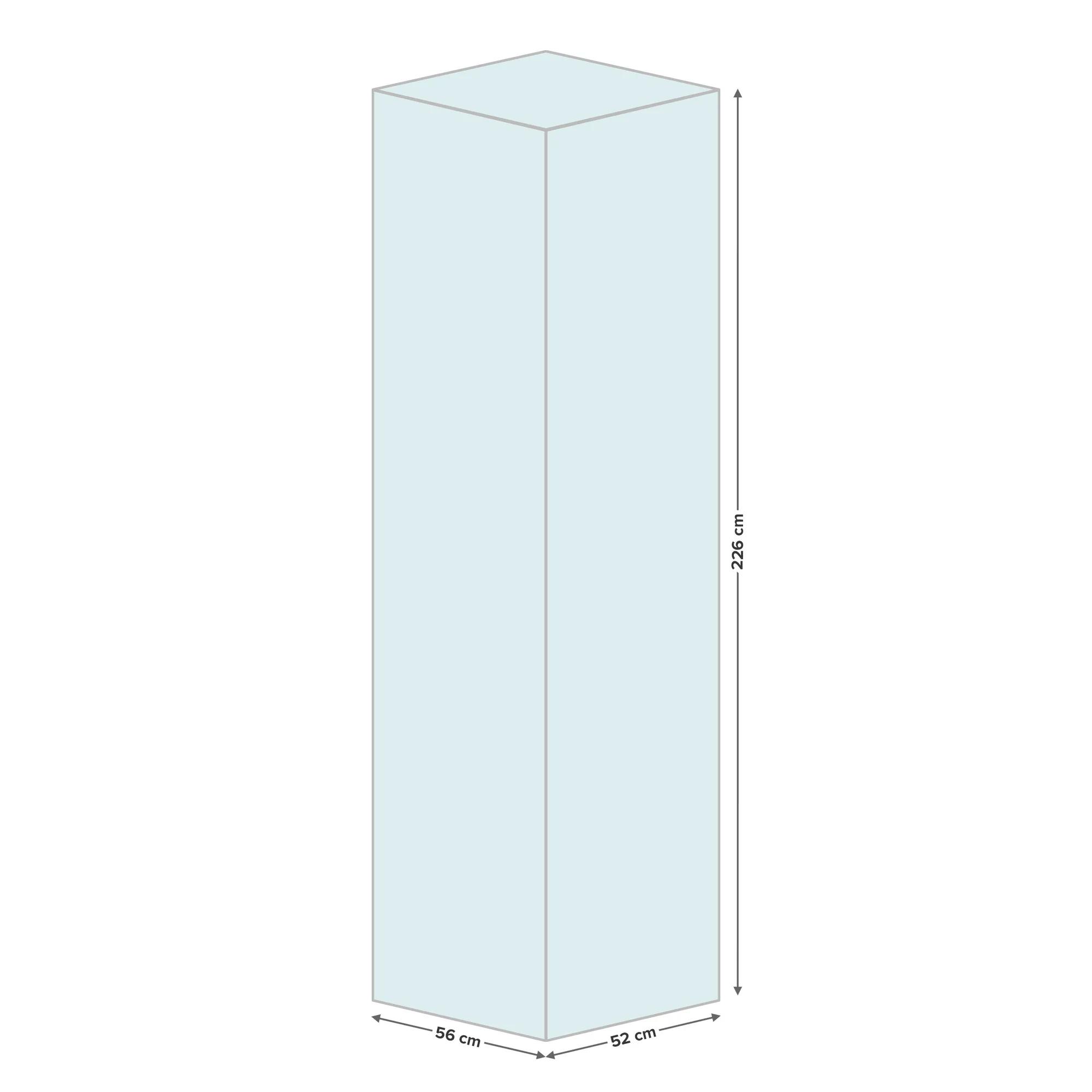 Pokrowiec na ogrzewacz ogrodowy 56x52x226 cm